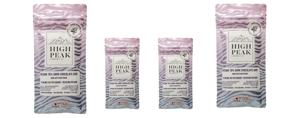 highpeakcannabisco premium cannabis shop Hazy Hill Farms Medical Wells ME and Recreational Portland ME